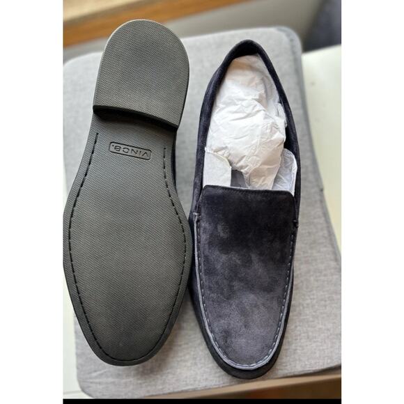 NWOT Vince Grant Suede Loafer Men's Size US 11.5 12 UK 11 EUR 45.5 w/storage bag - Picture 3 of 16